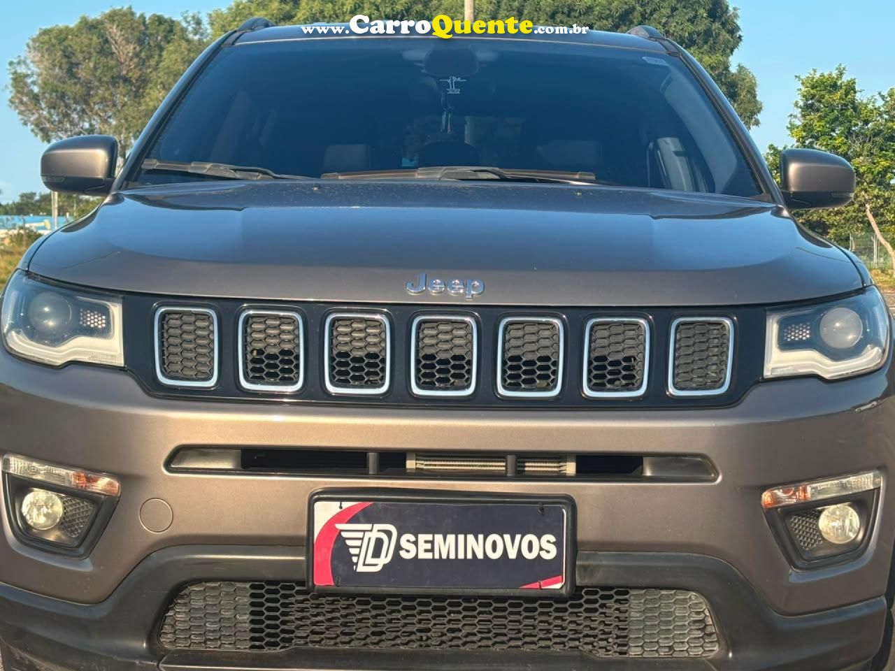 JEEP   COMPASS LONGITUDE 2.0 4X2 FLEX 16V AUT.   CINZA 2018 2.0 FLEX - Loja