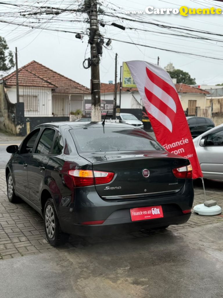 FIAT   GRAND SIENA ATTRAC. 1.4 EVO F.FLEX 8V   CINZA 2013 1.4 FLEX - Loja