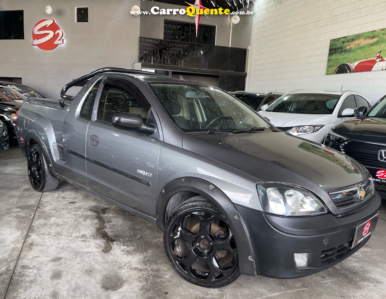 CHEVROLET   MONTANA 1.4 8V CONQUEST ECONOFLEX  2P   CINZA 2010 1.4 GASOLINA - Loja