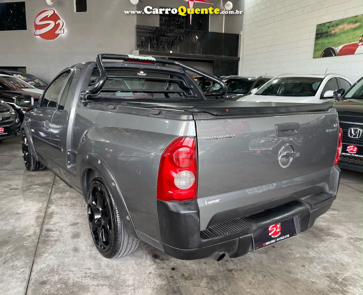 CHEVROLET   MONTANA 1.4 8V CONQUEST ECONOFLEX  2P   CINZA 2010 1.4 GASOLINA - Loja