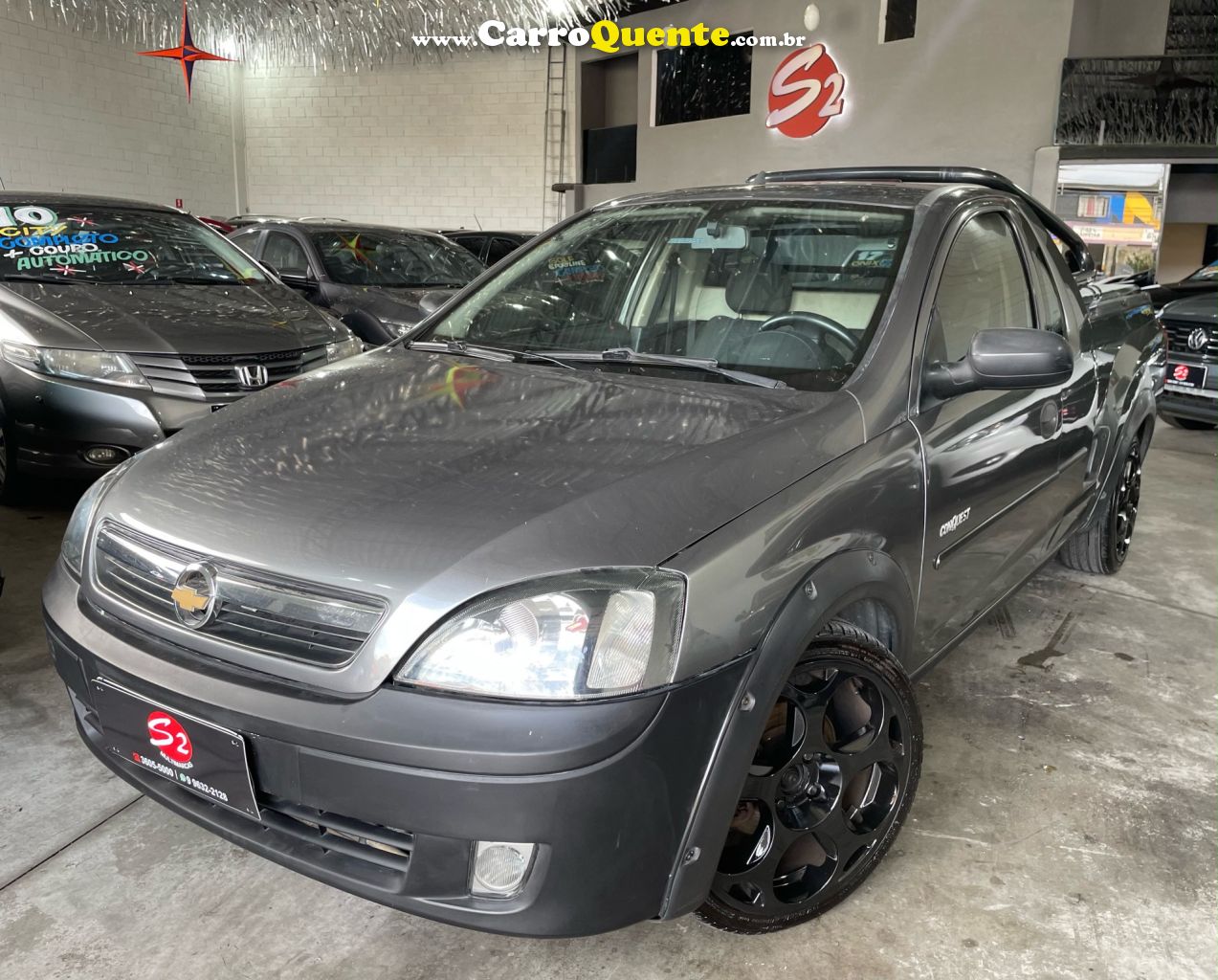 CHEVROLET   MONTANA 1.4 8V CONQUEST ECONOFLEX  2P   CINZA 2010 1.4 GASOLINA - Loja