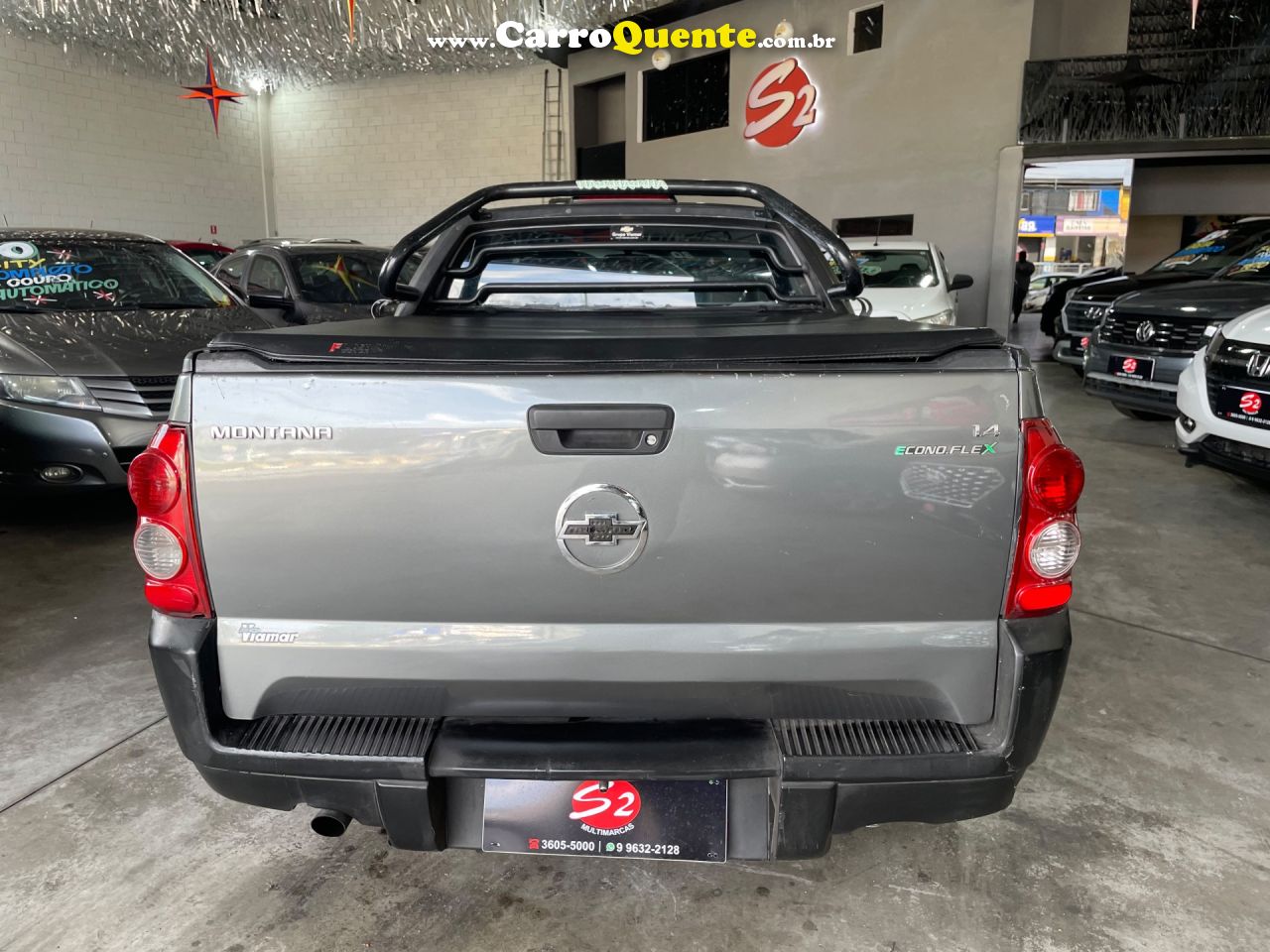 CHEVROLET   MONTANA 1.4 8V CONQUEST ECONOFLEX  2P   CINZA 2010 1.4 GASOLINA - Loja