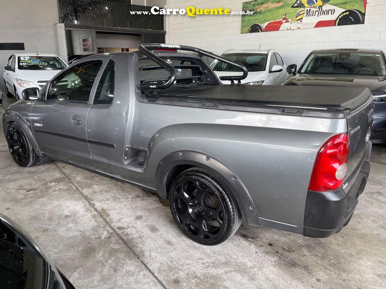 CHEVROLET   MONTANA 1.4 8V CONQUEST ECONOFLEX  2P   CINZA 2010 1.4 GASOLINA - Loja