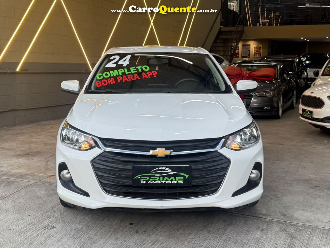 CHEVROLET   ONIX SEDAN PLUS LT 1.0 12V FLEX 4P MEC.   BRANCO 2024 1.0 FLEX - Loja