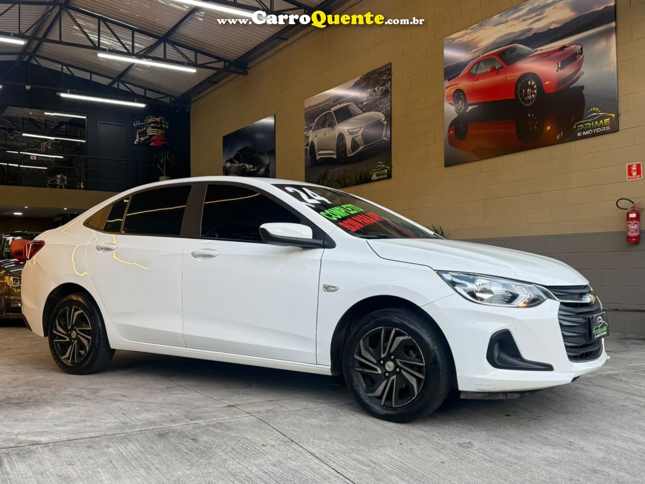 CHEVROLET   ONIX SEDAN PLUS LT 1.0 12V FLEX 4P MEC.   BRANCO 2024 1.0 FLEX - Loja