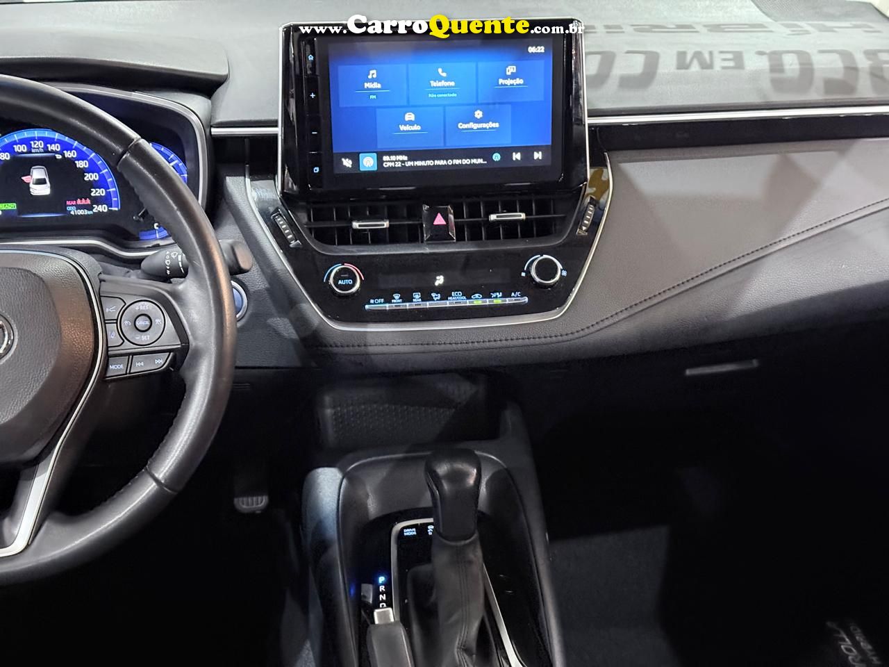 TOYOTA COROLLA 1.8 VVT-I ALTIS PREMIUM HIBRIDO 2023 - Loja