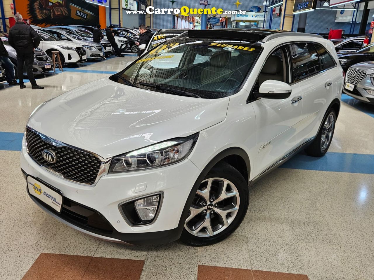 KIA SORENTO 3.3 EX V6 7 LUGARES * C/ Teto Solar * 2018 - Loja