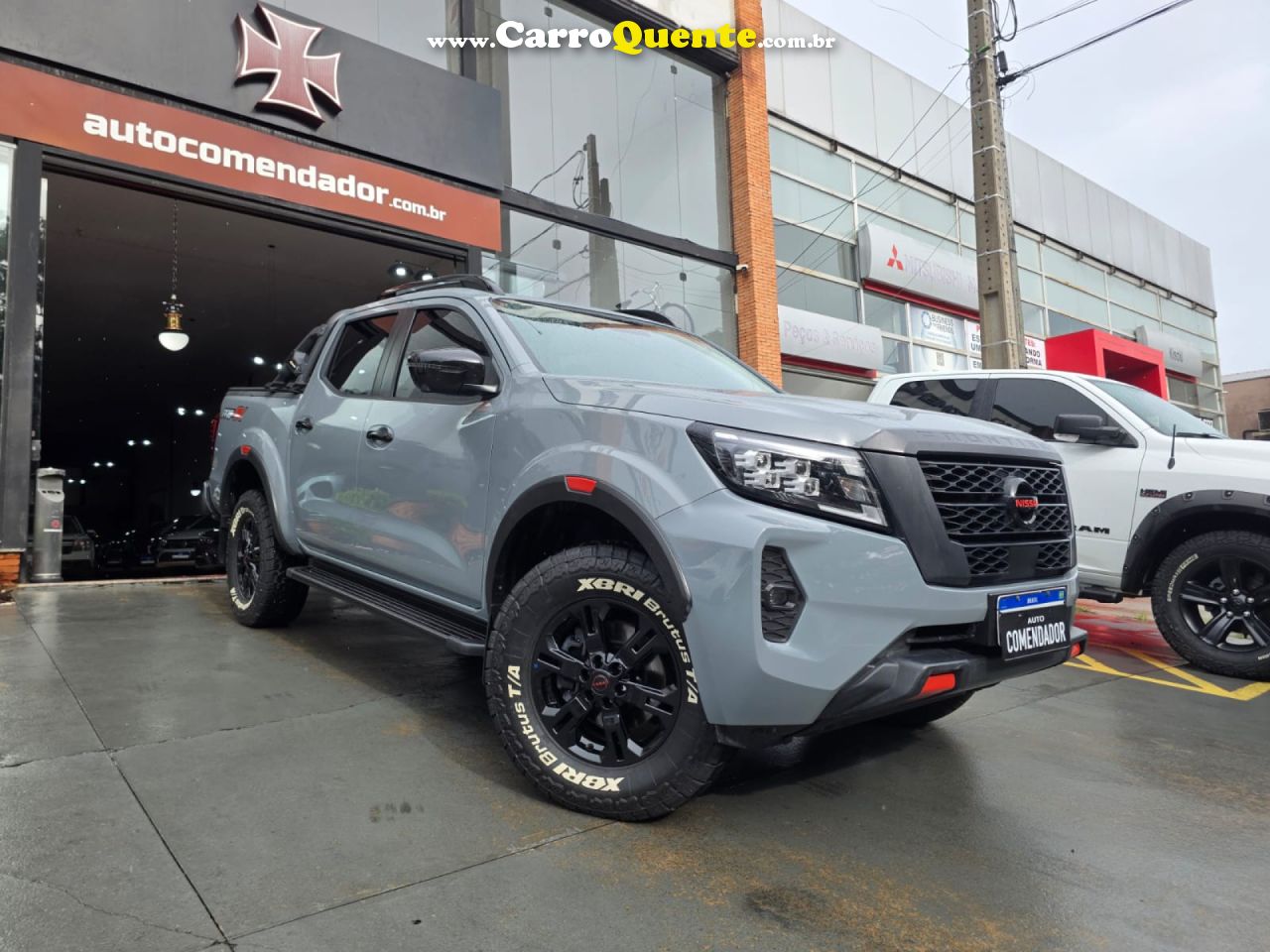 NISSAN   FRONTIER PRO4X CD 4X4 2.3 BI-TB DIE. AUT   CINZA 2023 2.3 DIESEL - Loja