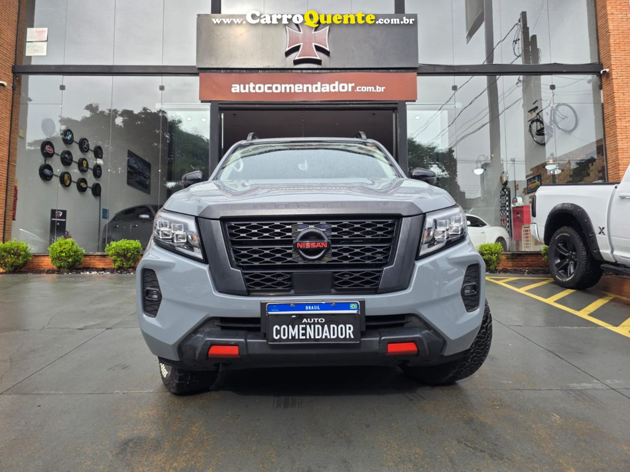 NISSAN   FRONTIER PRO4X CD 4X4 2.3 BI-TB DIE. AUT   CINZA 2023 2.3 DIESEL - Loja