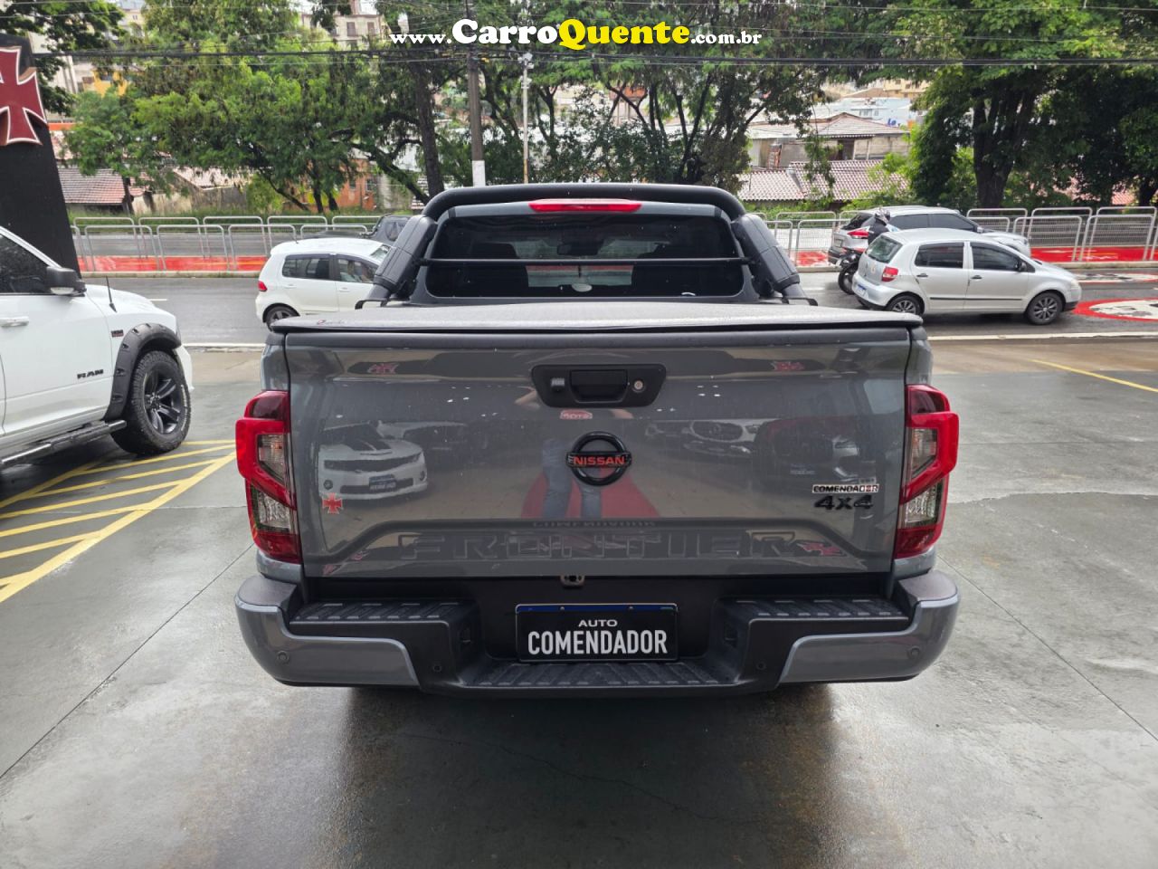 NISSAN   FRONTIER PRO4X CD 4X4 2.3 BI-TB DIE. AUT   CINZA 2023 2.3 DIESEL - Loja
