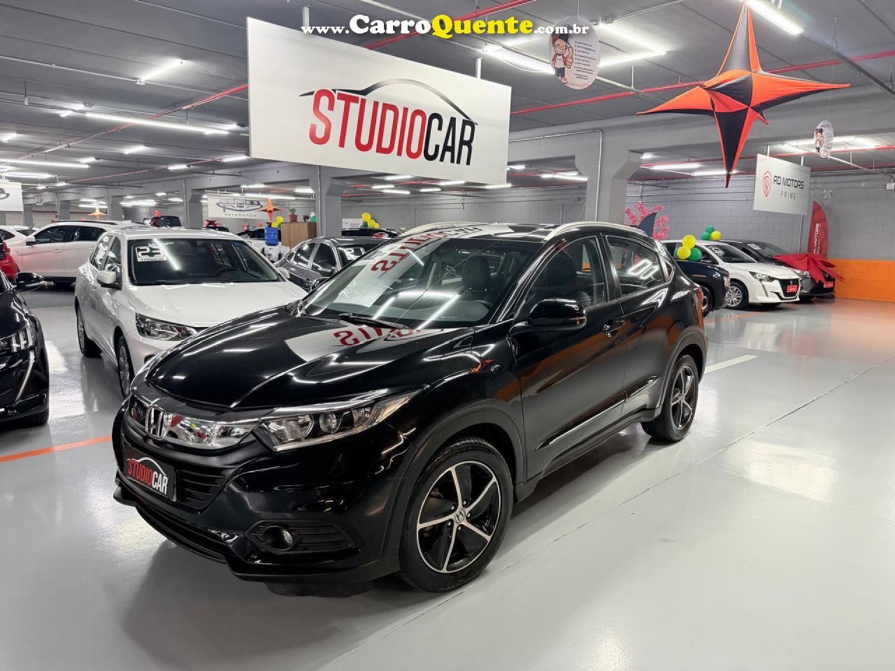 HONDA   HR-V EXL 1.8 FLEXONE 16V 5P AUT.   PRETO 2019 1.8 GASOLINA - Loja