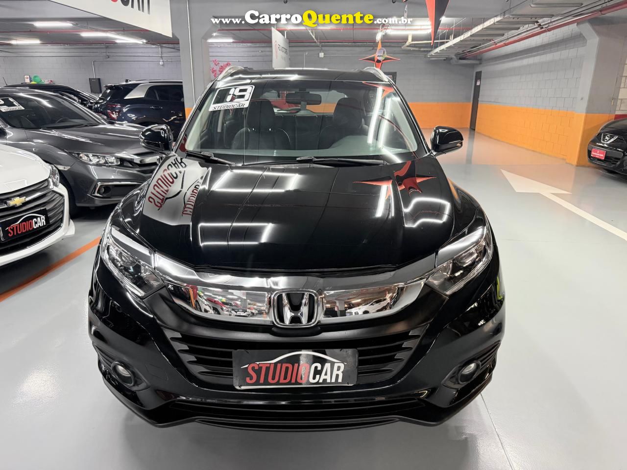 HONDA   HR-V EXL 1.8 FLEXONE 16V 5P AUT.   PRETO 2019 1.8 GASOLINA - Loja