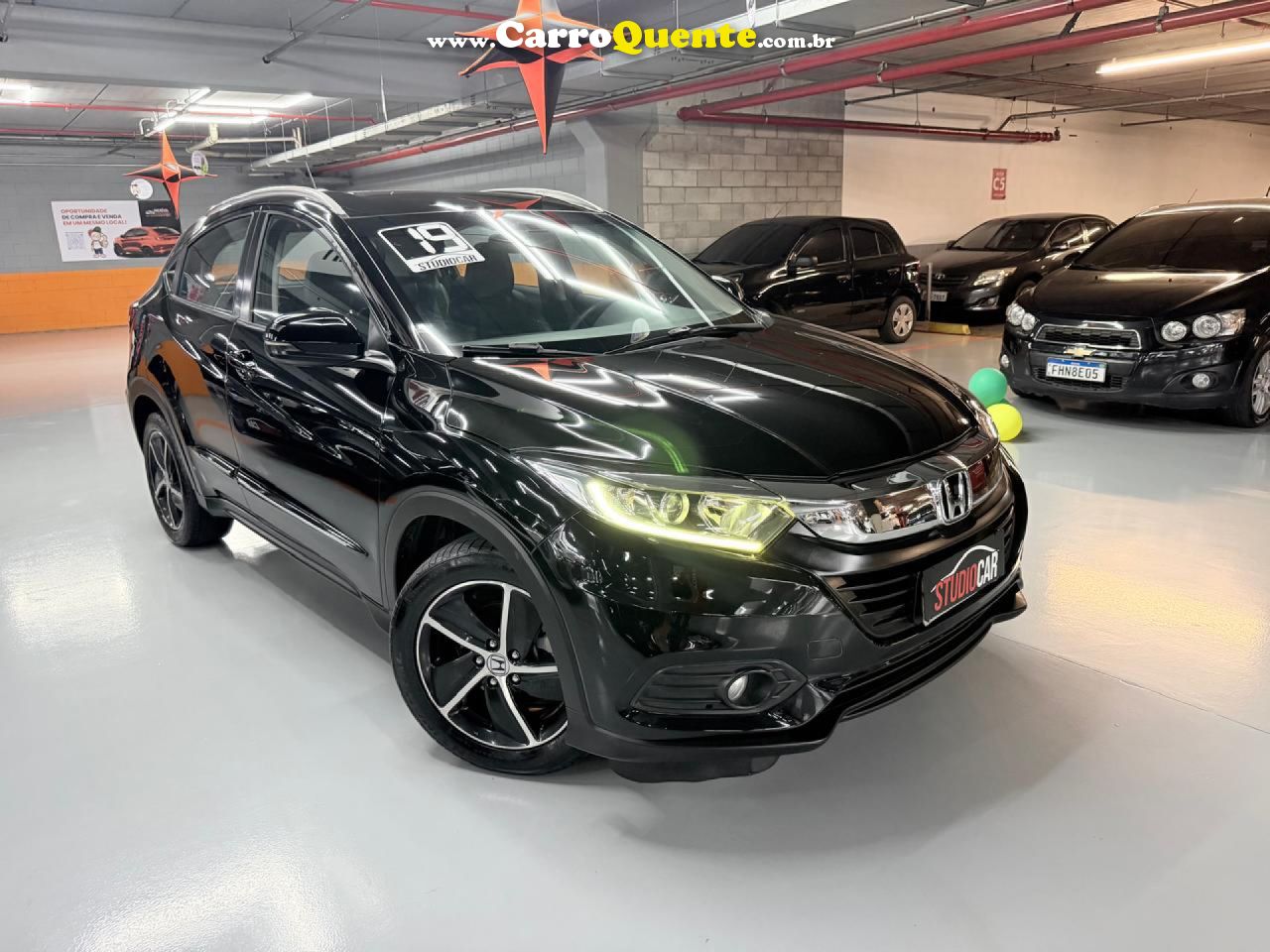 HONDA   HR-V EXL 1.8 FLEXONE 16V 5P AUT.   PRETO 2019 1.8 GASOLINA - Loja