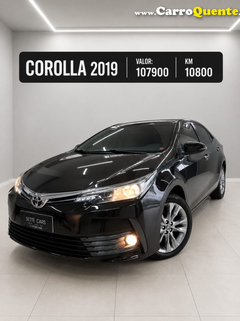 TOYOTA   COROLLA XEI 2.0 FLEX 16V AUT.   MARROM 2019 2.0 FLEX - Loja