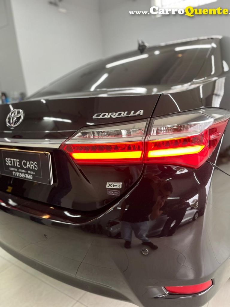 TOYOTA   COROLLA XEI 2.0 FLEX 16V AUT.   MARROM 2019 2.0 FLEX - Loja