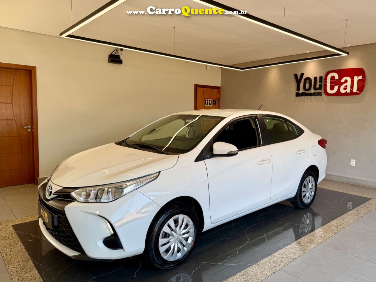 TOYOTA   YARIS XL SEDAN 1.5 FLEX 16V 4P AUT.   BRANCO 2024 1.5 FLEX - Loja