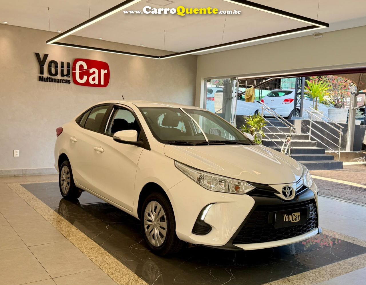 TOYOTA   YARIS XL SEDAN 1.5 FLEX 16V 4P AUT.   BRANCO 2024 1.5 FLEX - Loja