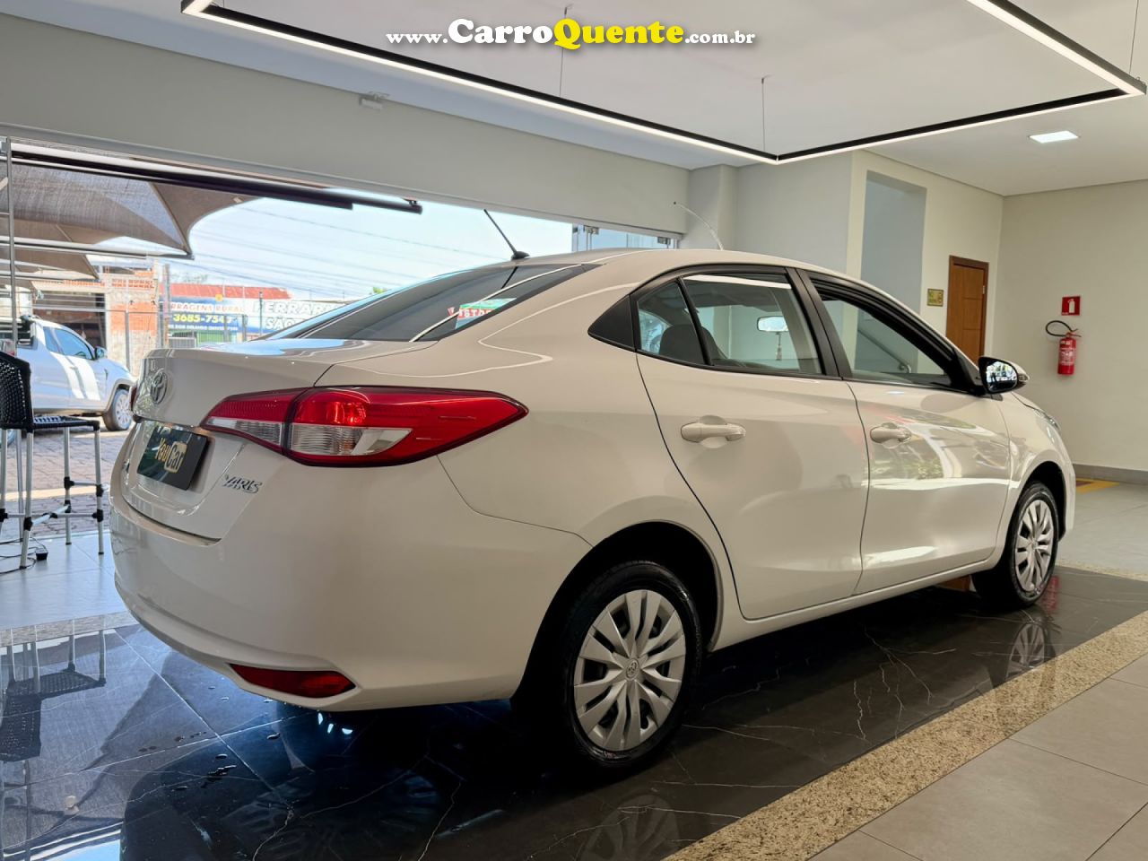 TOYOTA   YARIS XL SEDAN 1.5 FLEX 16V 4P AUT.   BRANCO 2024 1.5 FLEX - Loja