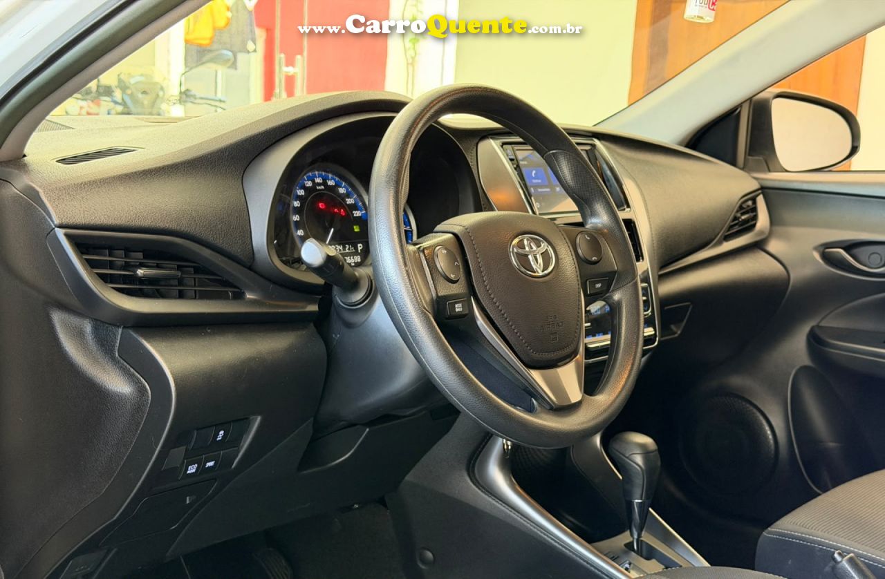 TOYOTA   YARIS XL SEDAN 1.5 FLEX 16V 4P AUT.   BRANCO 2024 1.5 FLEX - Loja
