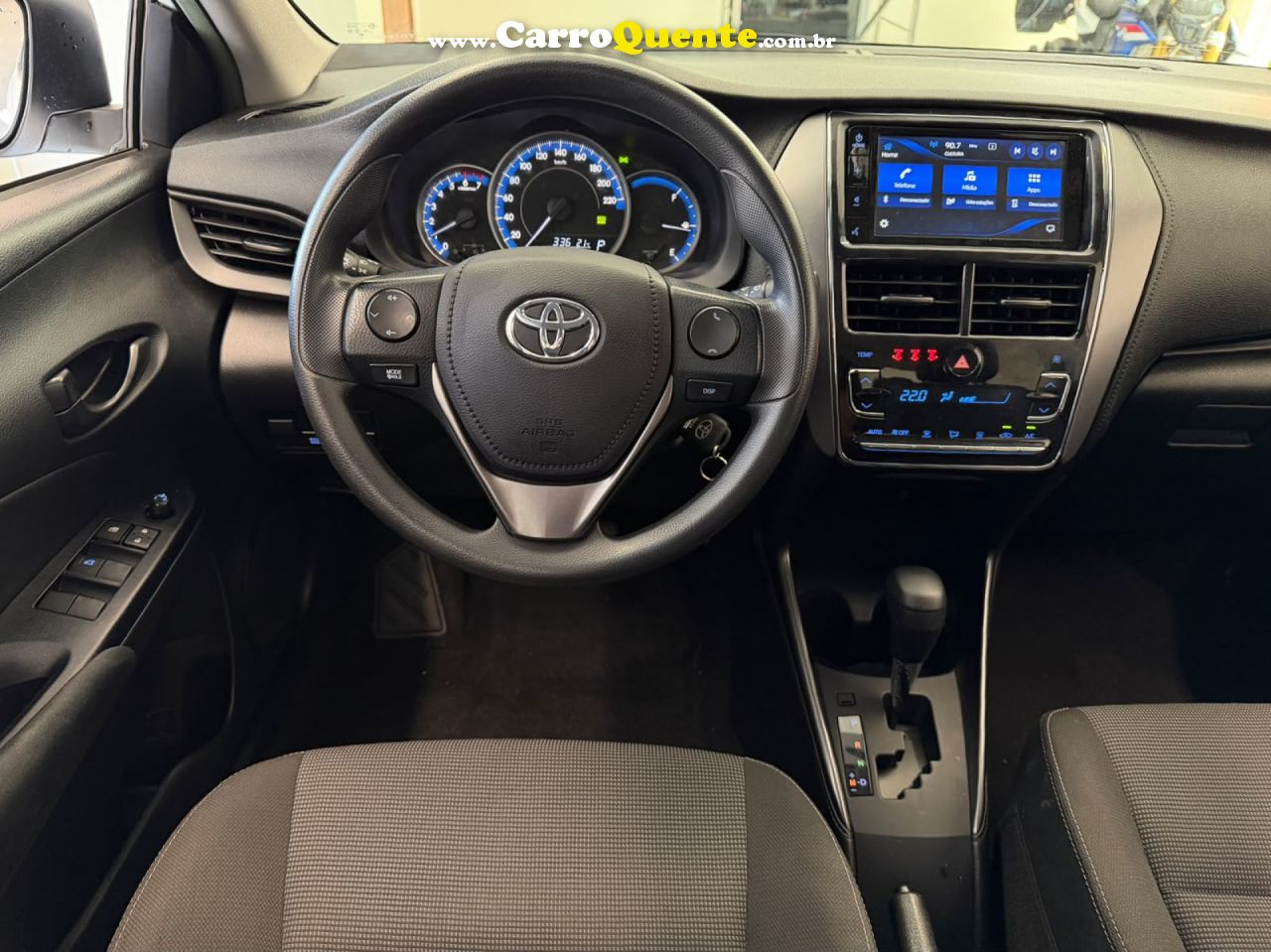 TOYOTA   YARIS XL SEDAN 1.5 FLEX 16V 4P AUT.   BRANCO 2024 1.5 FLEX - Loja