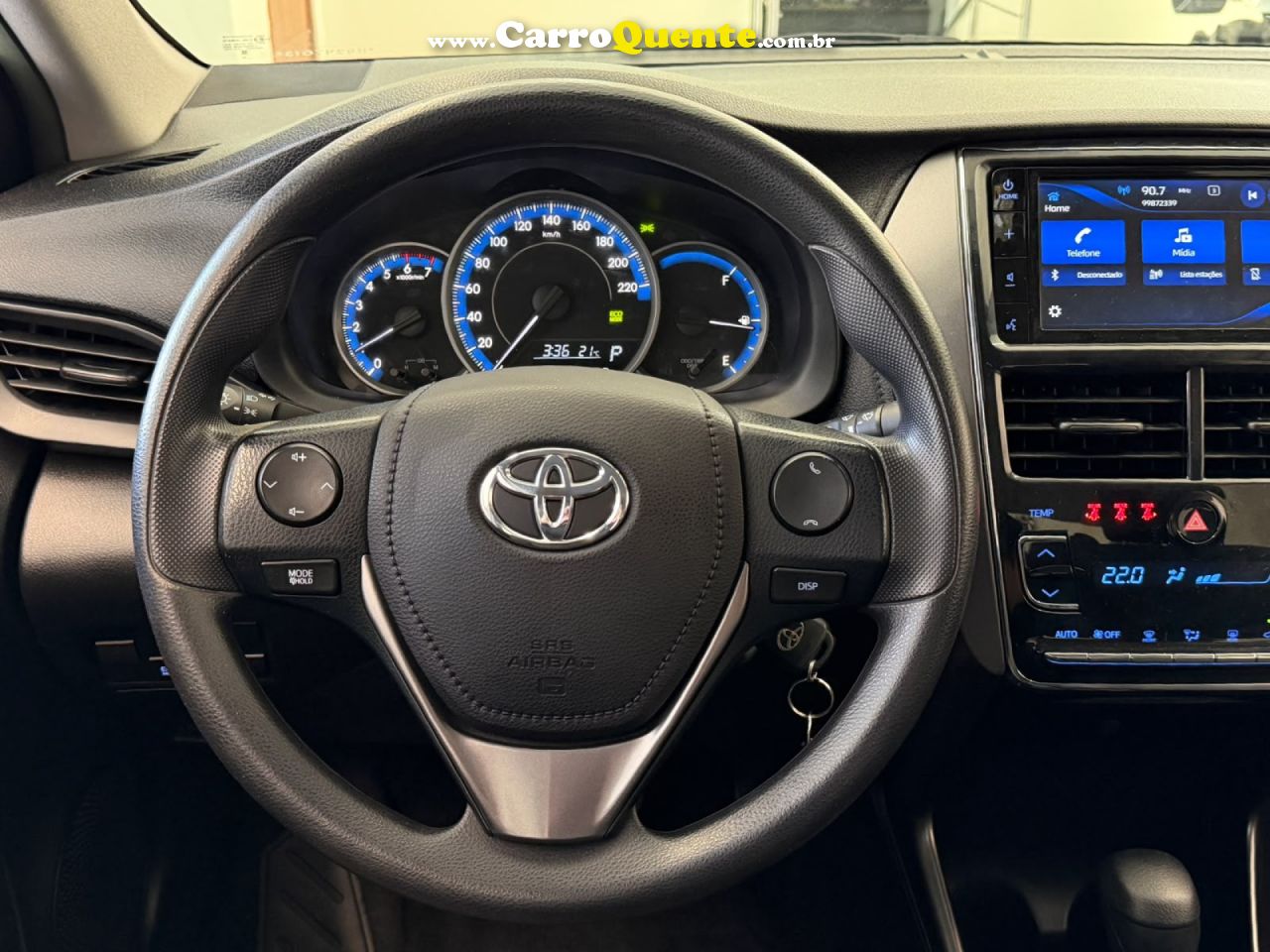 TOYOTA   YARIS XL SEDAN 1.5 FLEX 16V 4P AUT.   BRANCO 2024 1.5 FLEX - Loja