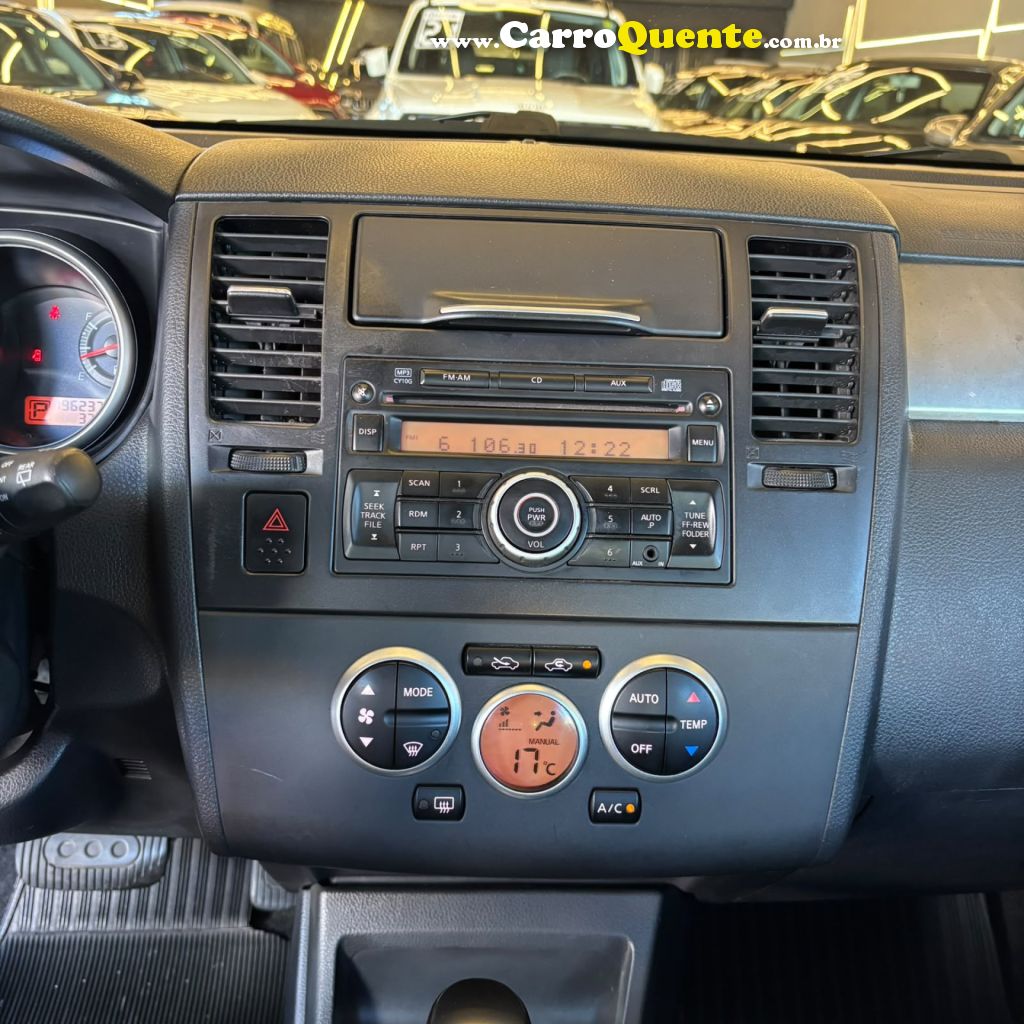NISSAN   TIIDA SL 1.81.8 FLEX 16V AUT.   PRETO 2012 1.8 FLEX - Loja