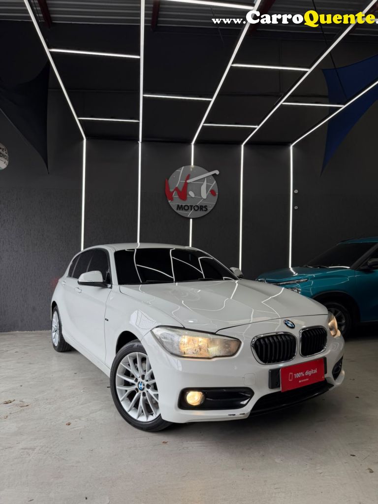 BMW   120IA SPORT 2.0ACTIVEFLEX 16V AUT.   BRANCO 2016 2.0 GASOLINA - Loja
