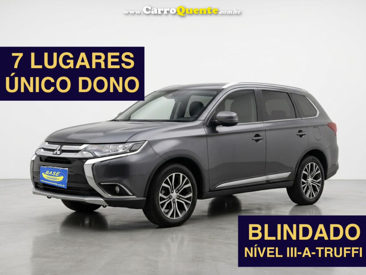 MITSUBISHI   OUTLANDER 2.2 165CV DIESEL AUT.   CINZA 2018 2.2 DIESEL - Loja