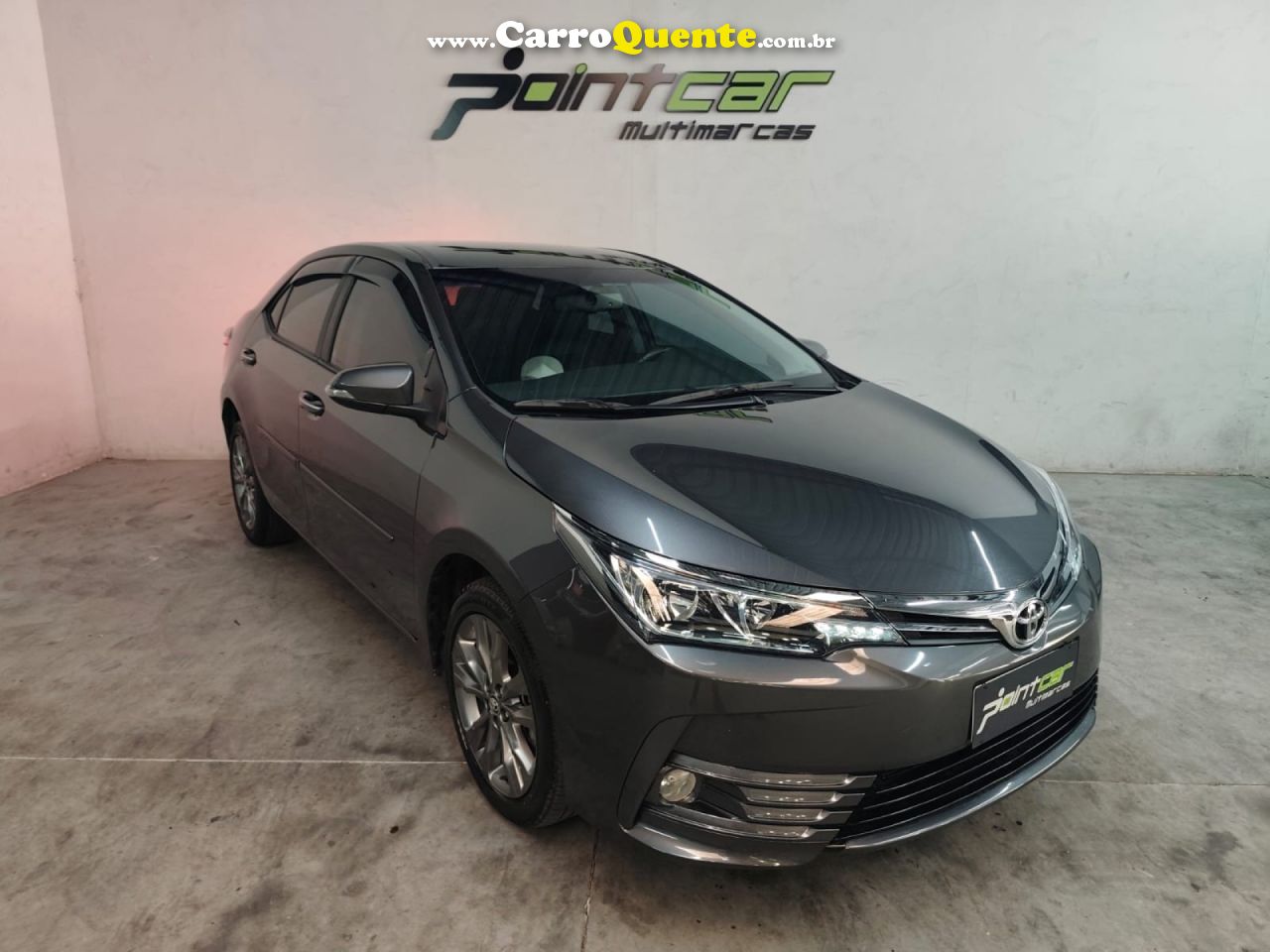 TOYOTA   COROLLA XEI 2.0 FLEX 16V AUT.   CINZA 2019 2.0 FLEX - Loja