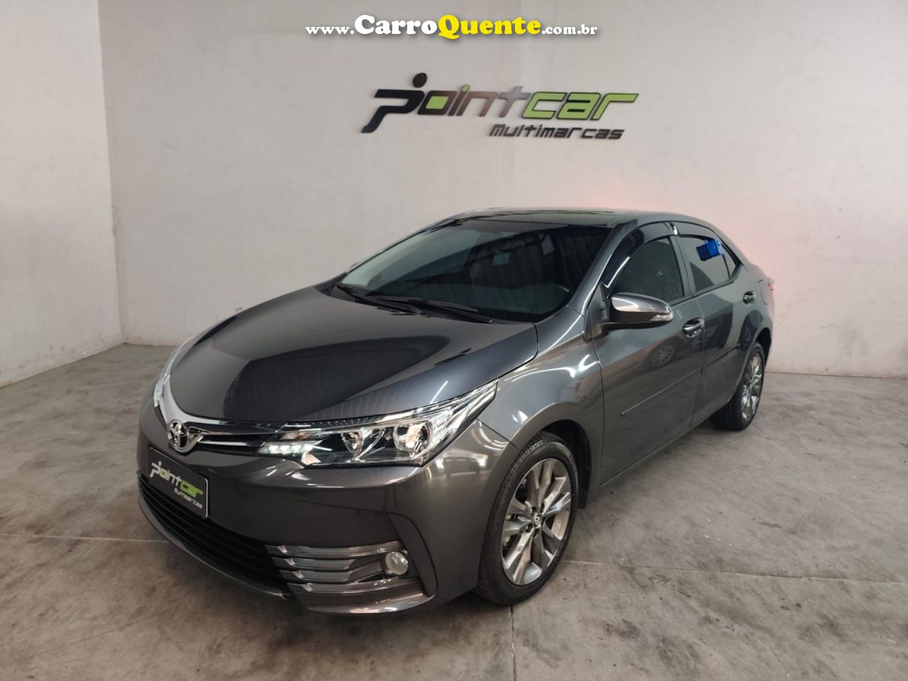 TOYOTA   COROLLA XEI 2.0 FLEX 16V AUT.   CINZA 2019 2.0 FLEX - Loja