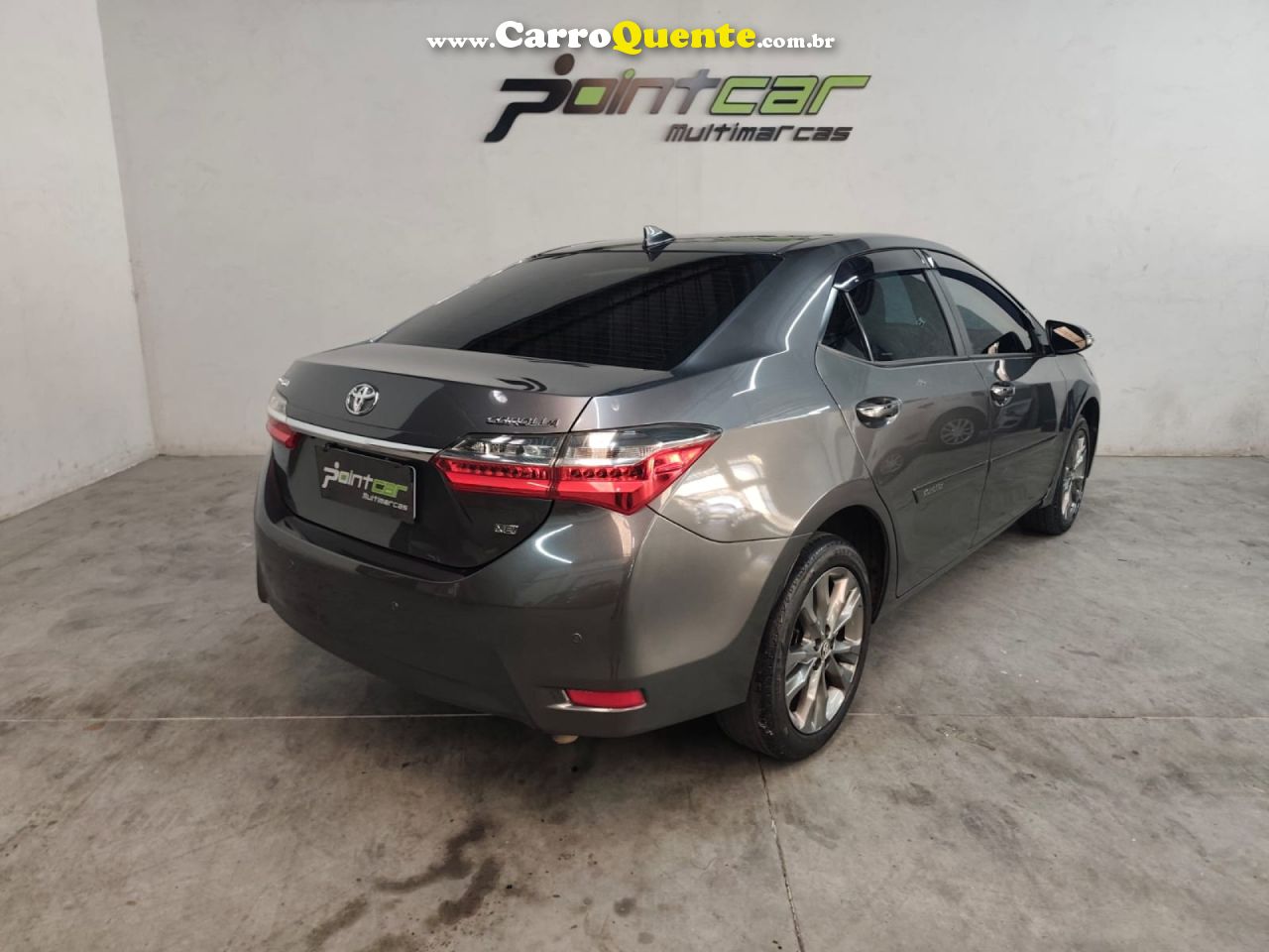 TOYOTA   COROLLA XEI 2.0 FLEX 16V AUT.   CINZA 2019 2.0 FLEX - Loja