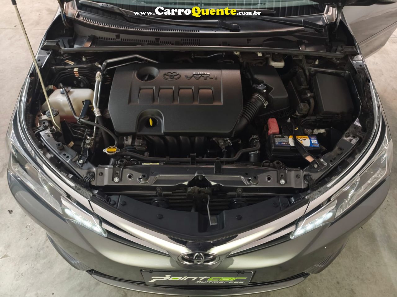 TOYOTA   COROLLA XEI 2.0 FLEX 16V AUT.   CINZA 2019 2.0 FLEX - Loja