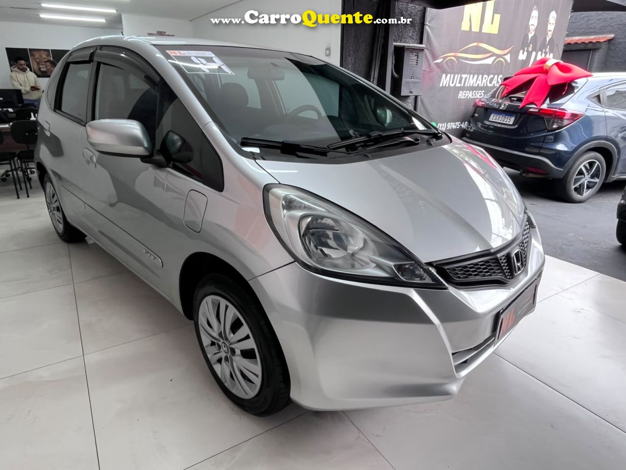 HONDA   FIT DX 1.4 FLEX 16V 5P MEC.   PRATA 2014 1.4 FLEX - Loja