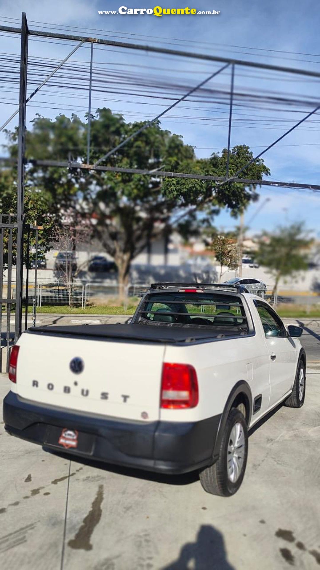VOLKSWAGEN   SAVEIRO ROBUST 1.6 TOTAL FLEX 8V   BRANCO 2022 1.6 FLEX - Loja
