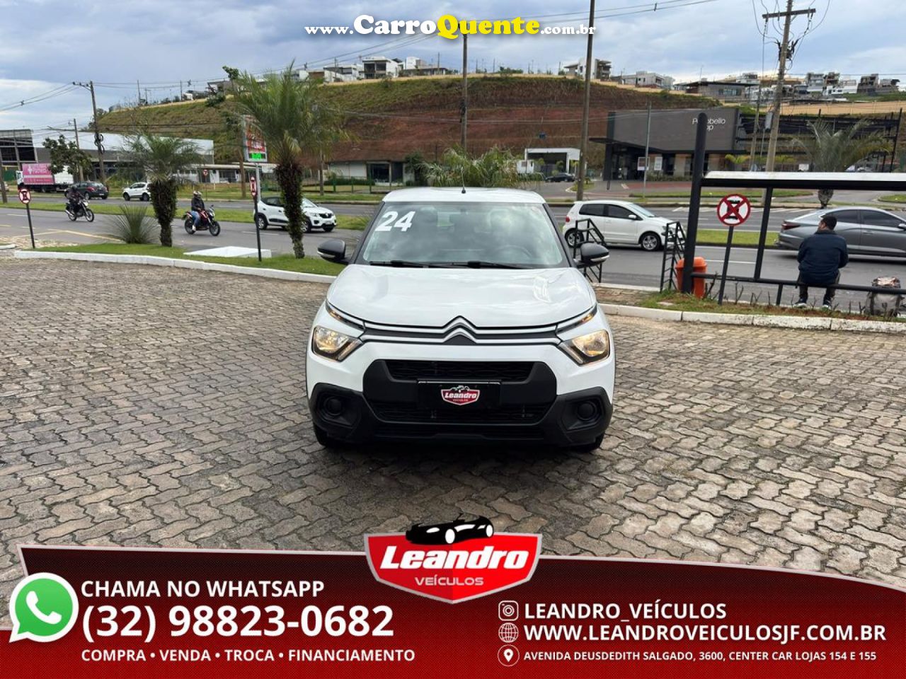 CITROËN   C3 LIVE PACK 1.0 FLEX 6V 5P MEC.   BRANCO 2024 1.0 FLEX - Loja