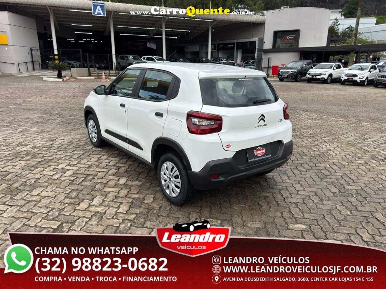 CITROËN   C3 LIVE PACK 1.0 FLEX 6V 5P MEC.   BRANCO 2024 1.0 FLEX - Loja