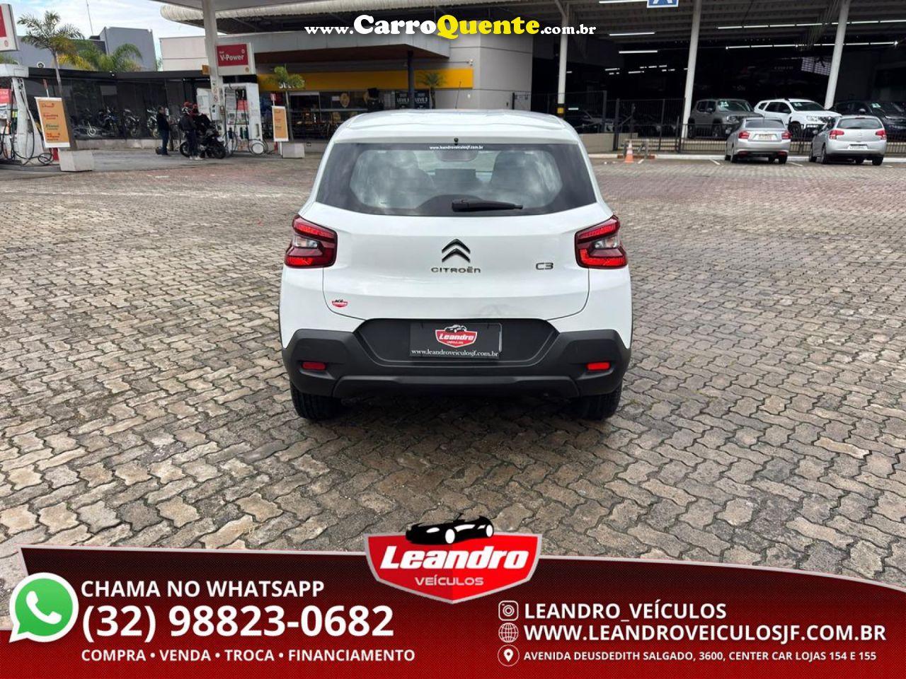CITROËN   C3 LIVE PACK 1.0 FLEX 6V 5P MEC.   BRANCO 2024 1.0 FLEX - Loja
