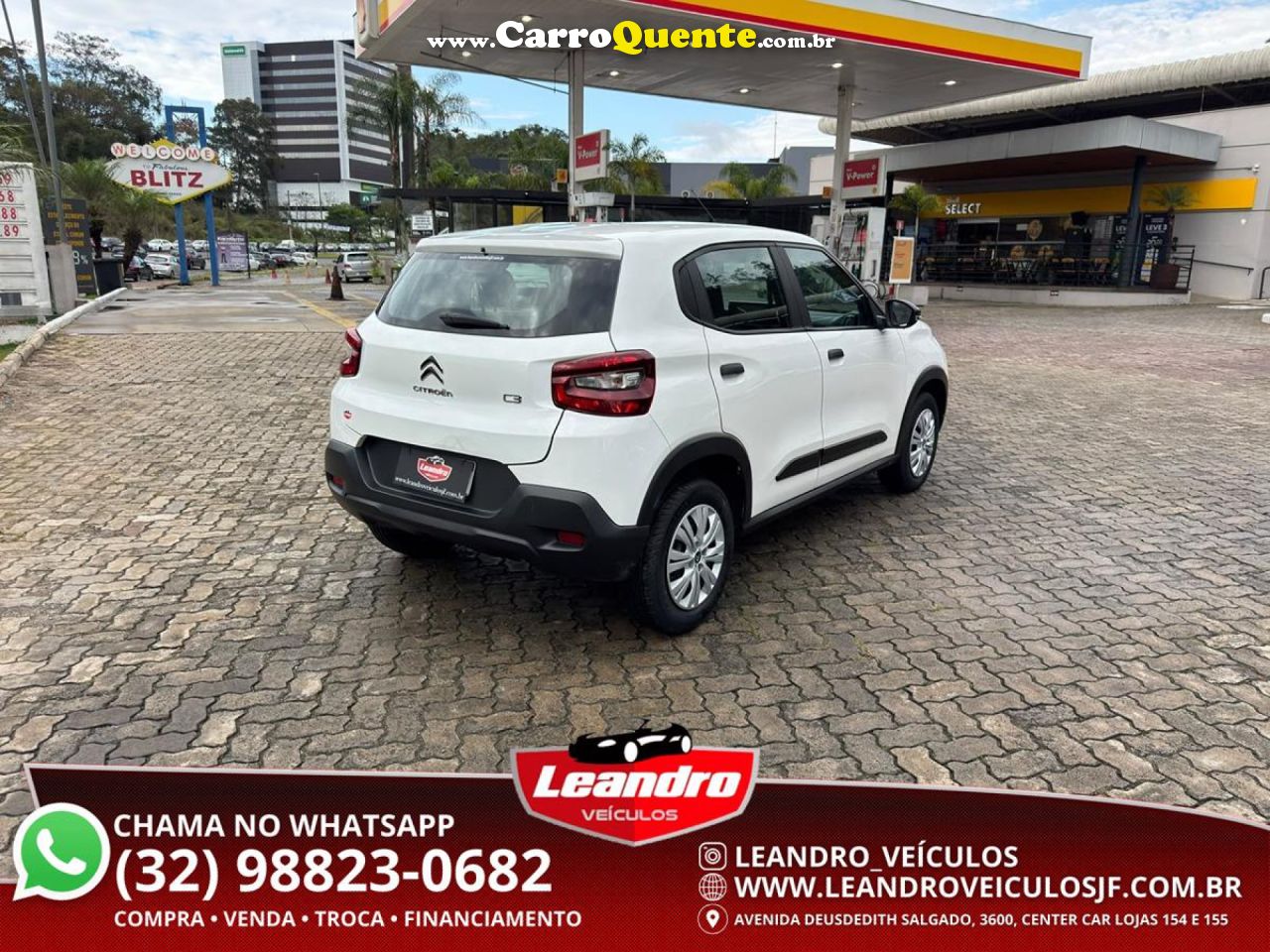 CITROËN   C3 LIVE PACK 1.0 FLEX 6V 5P MEC.   BRANCO 2024 1.0 FLEX - Loja