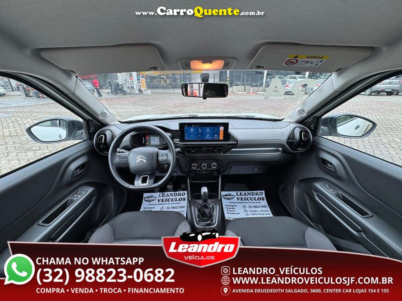 CITROËN   C3 LIVE PACK 1.0 FLEX 6V 5P MEC.   BRANCO 2024 1.0 FLEX - Loja