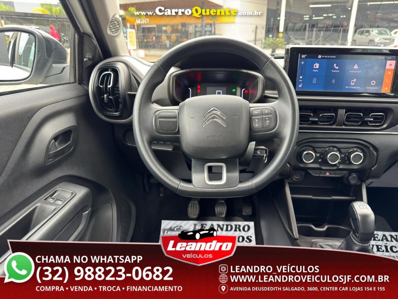 CITROËN   C3 LIVE PACK 1.0 FLEX 6V 5P MEC.   BRANCO 2024 1.0 FLEX - Loja