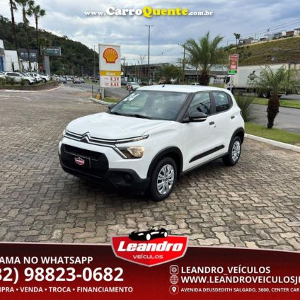 CITROËN   C3 LIVE PACK 1.0 FLEX 6V 5P MEC.   BRANCO 2024 1.0 FLEX