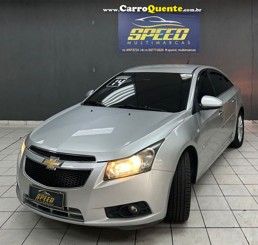 CHEVROLET   CRUZE LTZ 1.8 16V FLEXPOWER 4P AUT.   PRATA 2014 1.8 FLEX - Loja