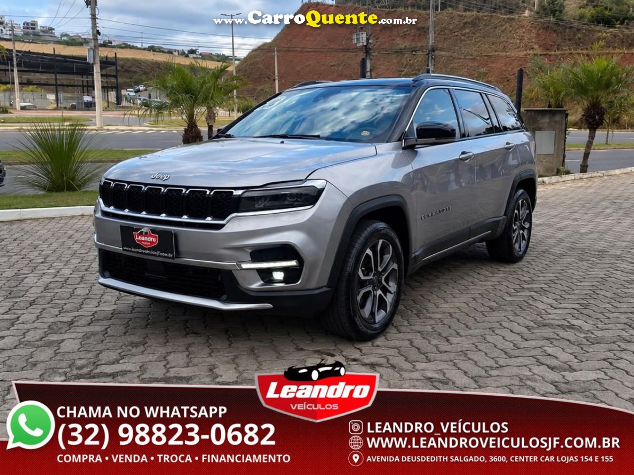 JEEP   COMMANDER LIMITED T270 1.3 TB FLEX AUT.   PRATA 2023 1.3 FLEX - Loja