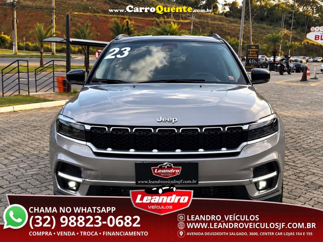 JEEP   COMMANDER LIMITED T270 1.3 TB FLEX AUT.   PRATA 2023 1.3 FLEX - Loja