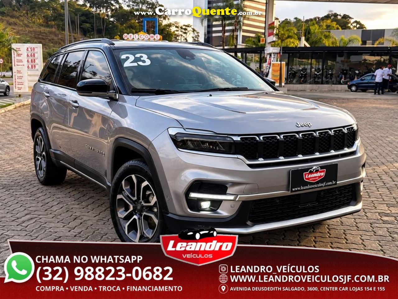 JEEP   COMMANDER LIMITED T270 1.3 TB FLEX AUT.   PRATA 2023 1.3 FLEX - Loja