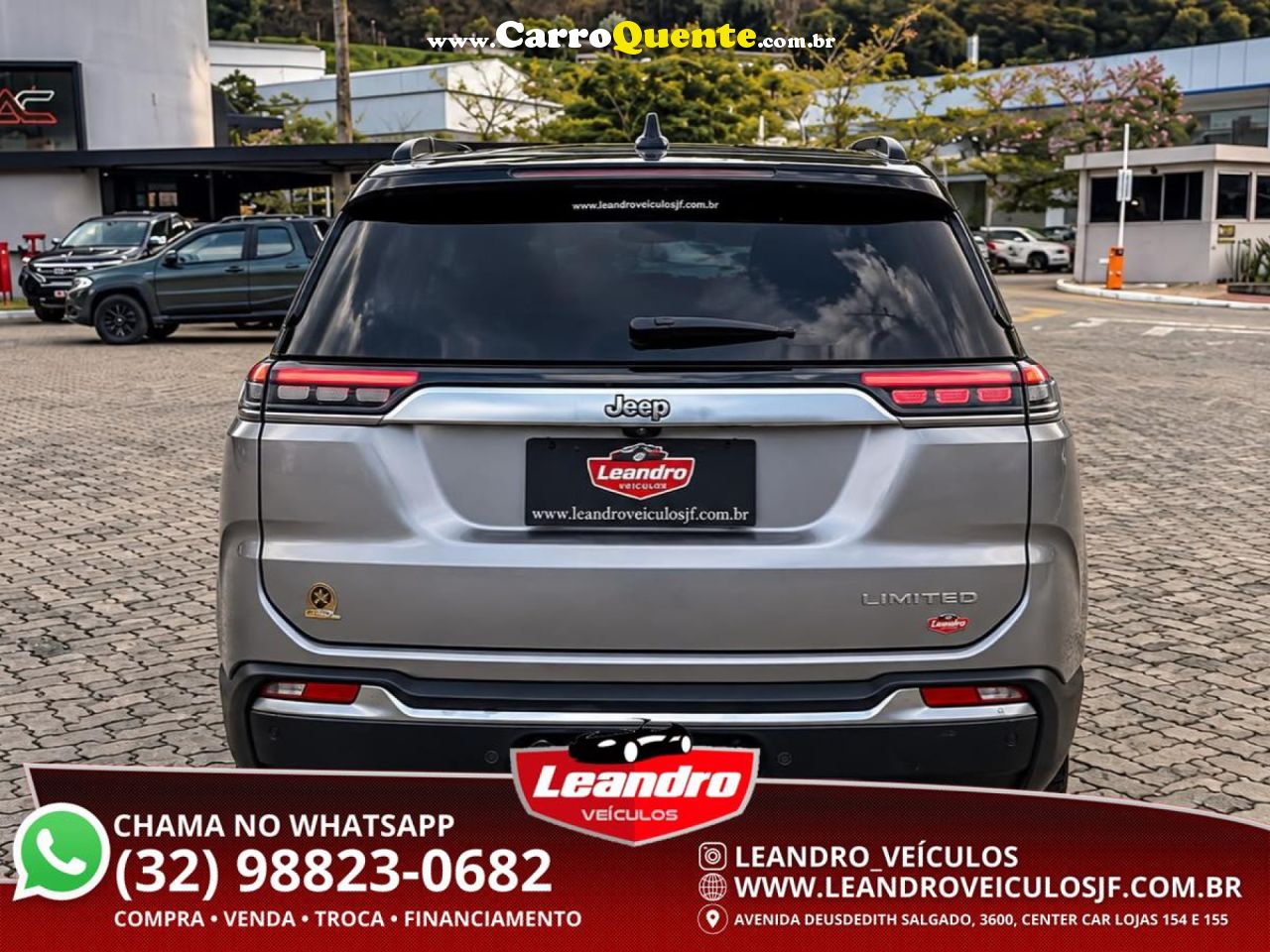 JEEP   COMMANDER LIMITED T270 1.3 TB FLEX AUT.   PRATA 2023 1.3 FLEX - Loja