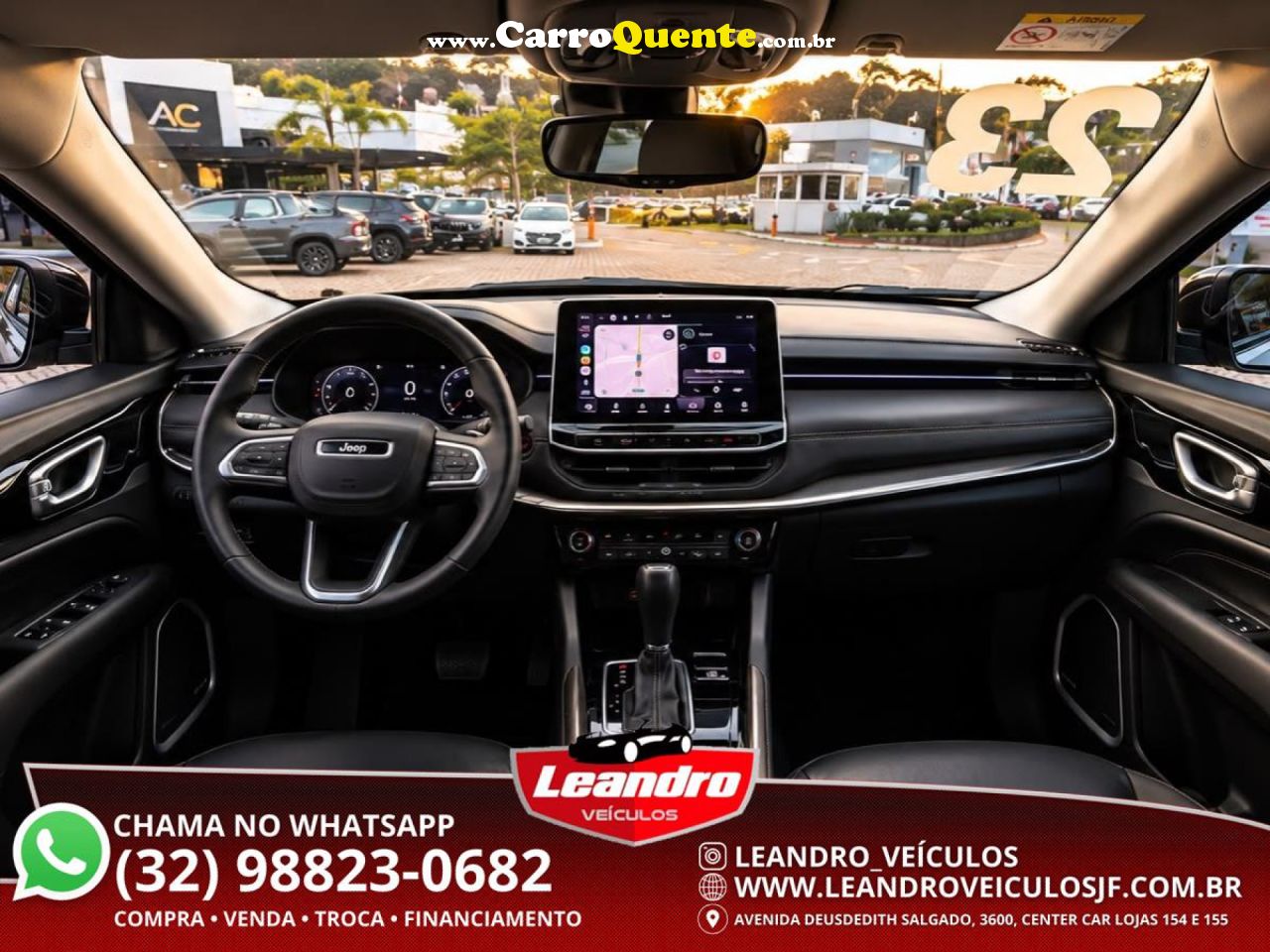JEEP   COMMANDER LIMITED T270 1.3 TB FLEX AUT.   PRATA 2023 1.3 FLEX - Loja