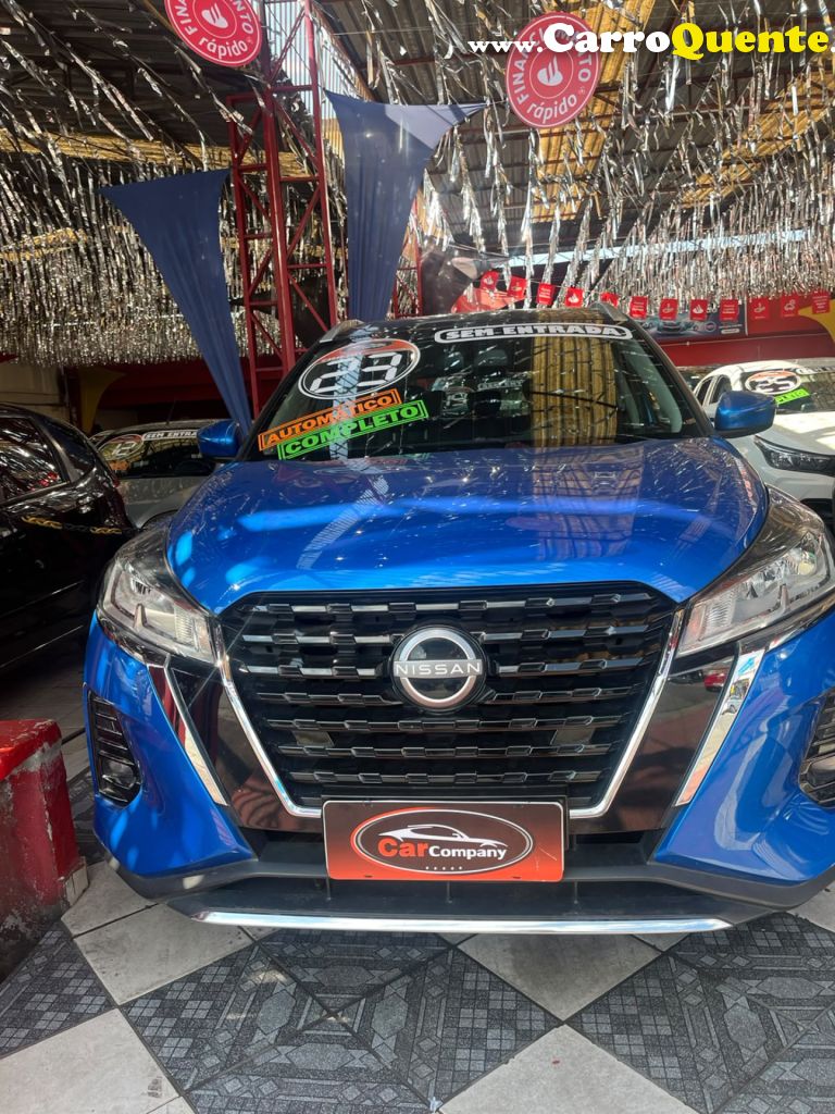 NISSAN   KICKS ADVANCE 1.6 16V FLEX AUT.   AZUL 2023 1.6 FLEX - Loja
