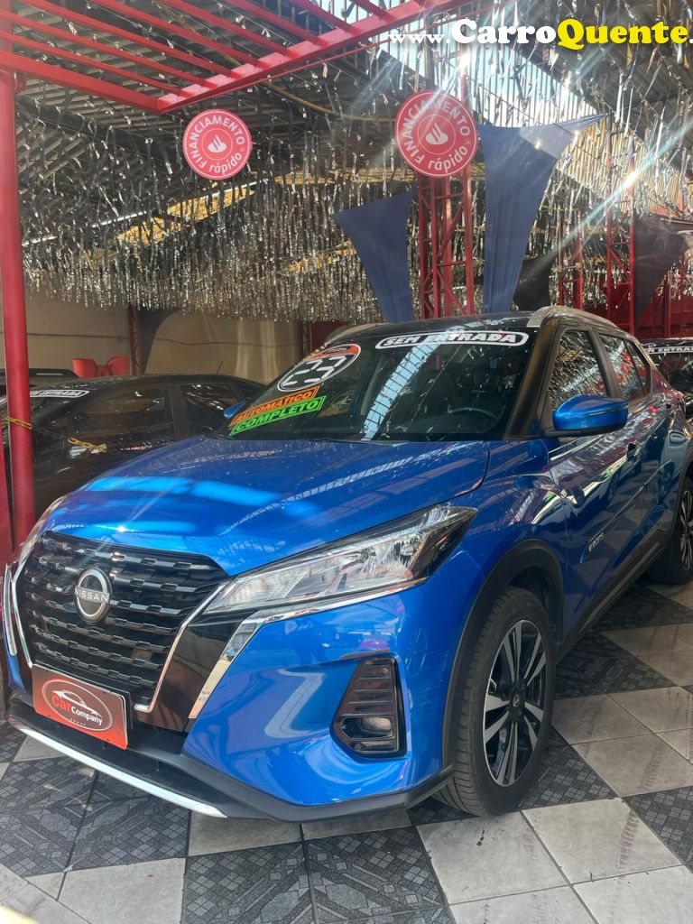 NISSAN   KICKS ADVANCE 1.6 16V FLEX AUT.   AZUL 2023 1.6 FLEX - Loja