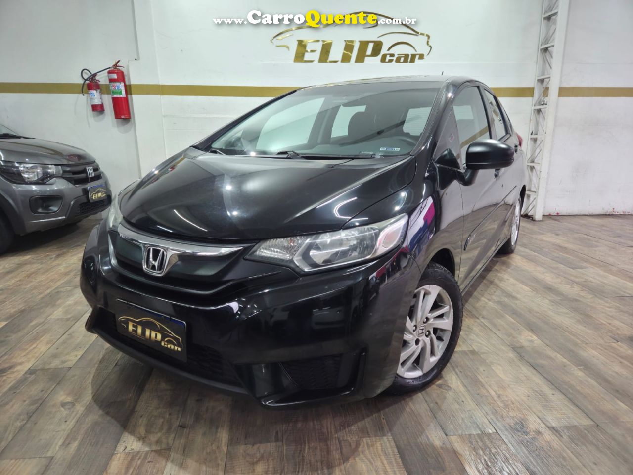 HONDA   FIT DX 1.5 FLEXONE 16V 5P AUT.   PRETO 2015 1.5 FLEX - Loja